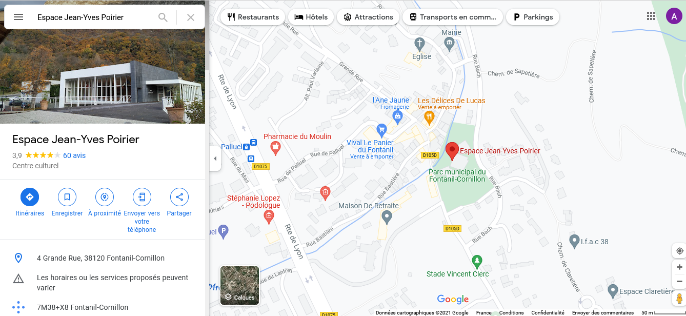 Map espace jean yves poirier