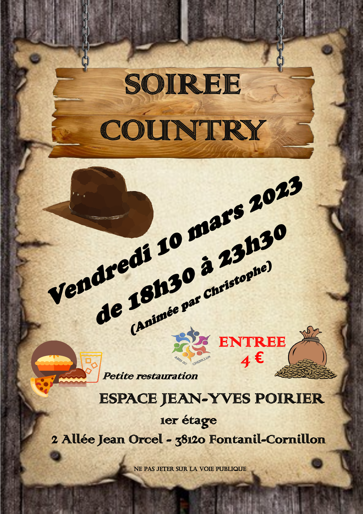 Soiree country 10 mars 2023